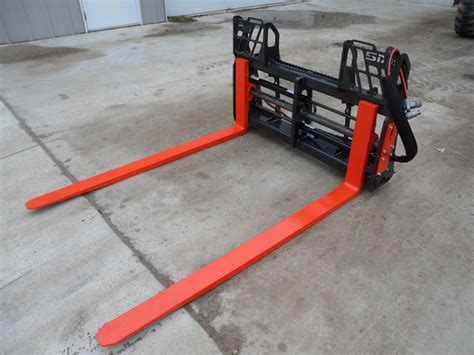 hydraulic forks for skid steer|best skid steer pallet forks.